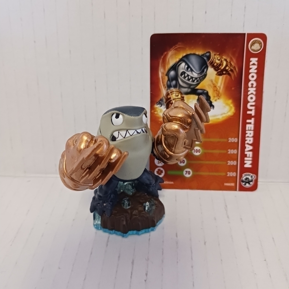 Skylanders Swap Force Knockout Terrafin with Card